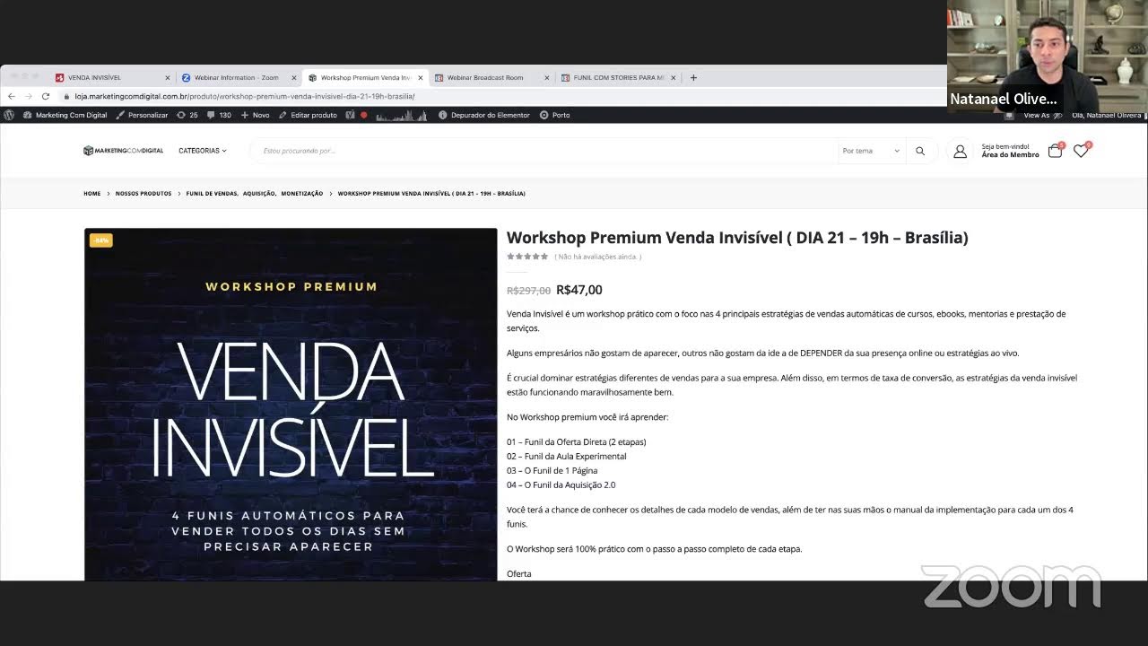 Venda Invisível: 4 Funis para Vender Sem Aparecer...