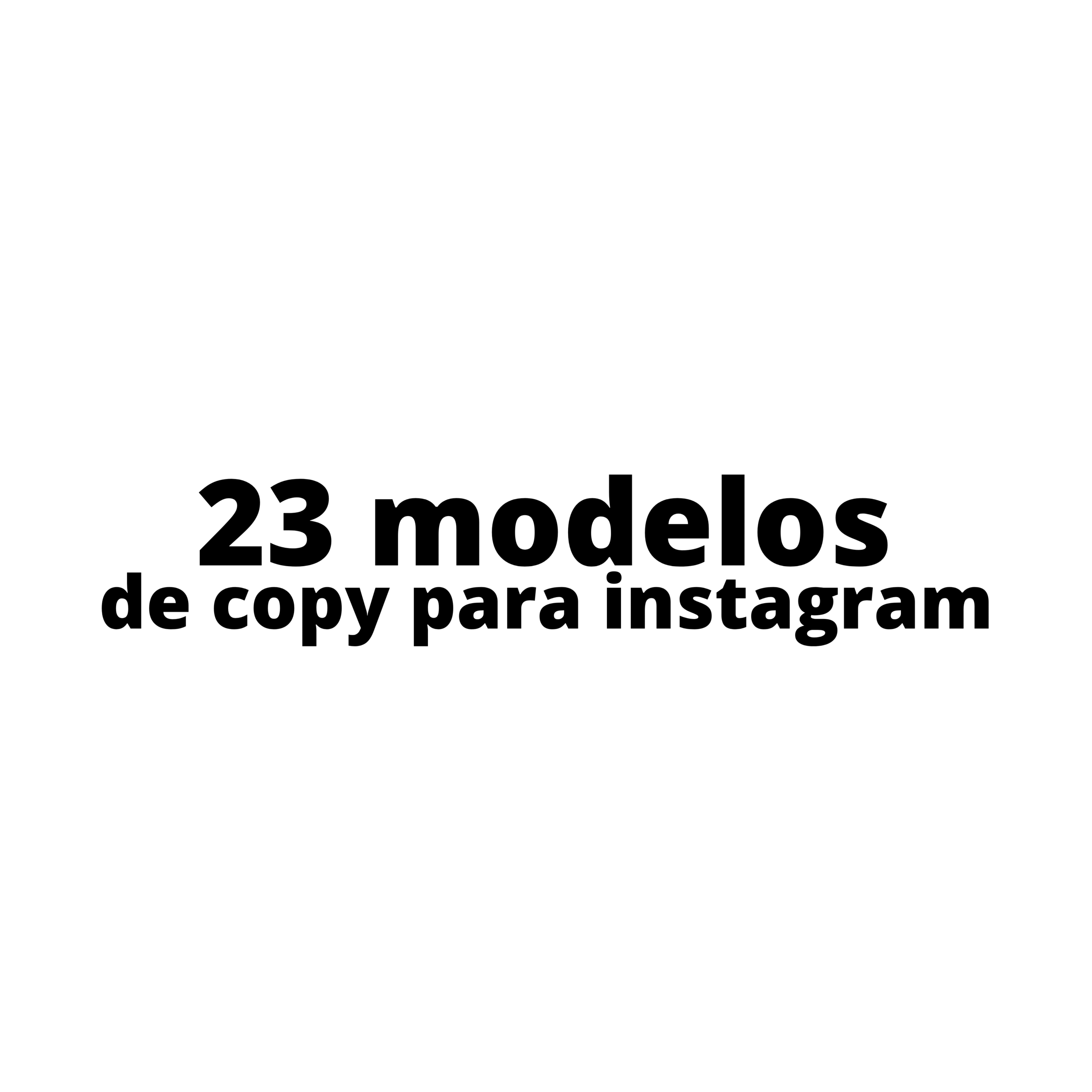 23 Modelos de Copy Para Instagram